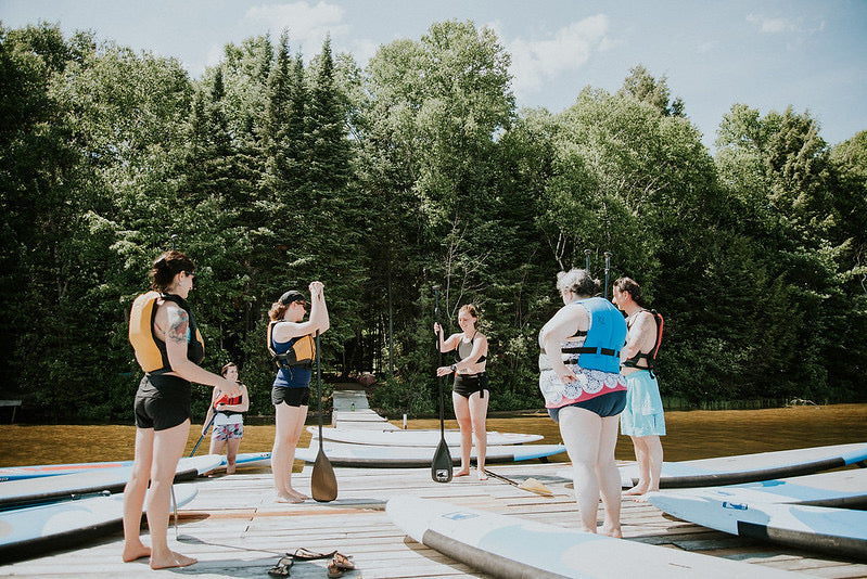 Stand-up paddle board yoga and paddle skills classes in Timmins – Rebel Soul